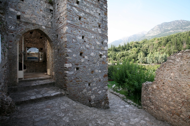 Mystras - Entrance to Villehardouin's castle